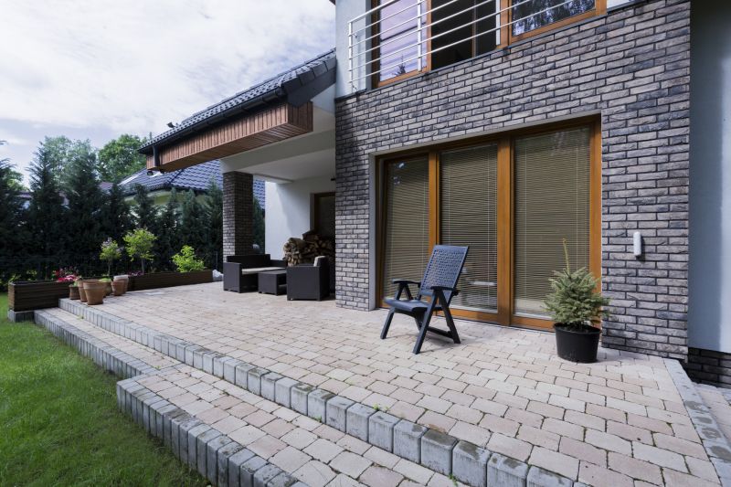 Elegant Brick Patio